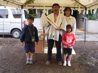 地鎮祭しました。 