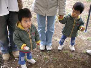 雨の地鎮祭 