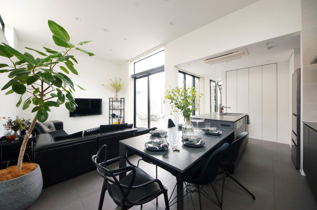 開放感溢れる北向きのldk テラジマアーキテクツ