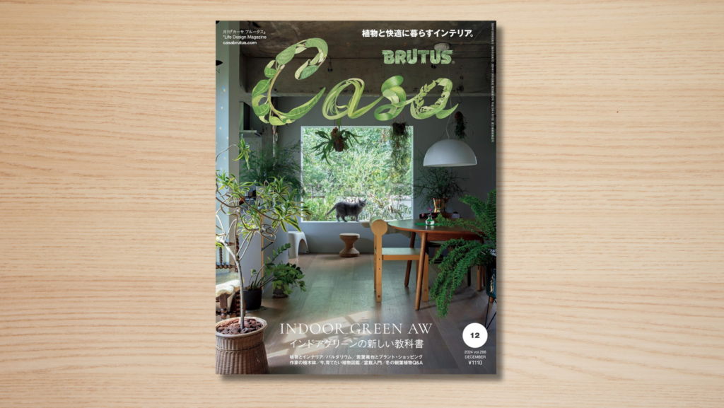 2024.11.9発売「Casa Brutus 2024年12月号」掲載 - テラジマアーキテクツ